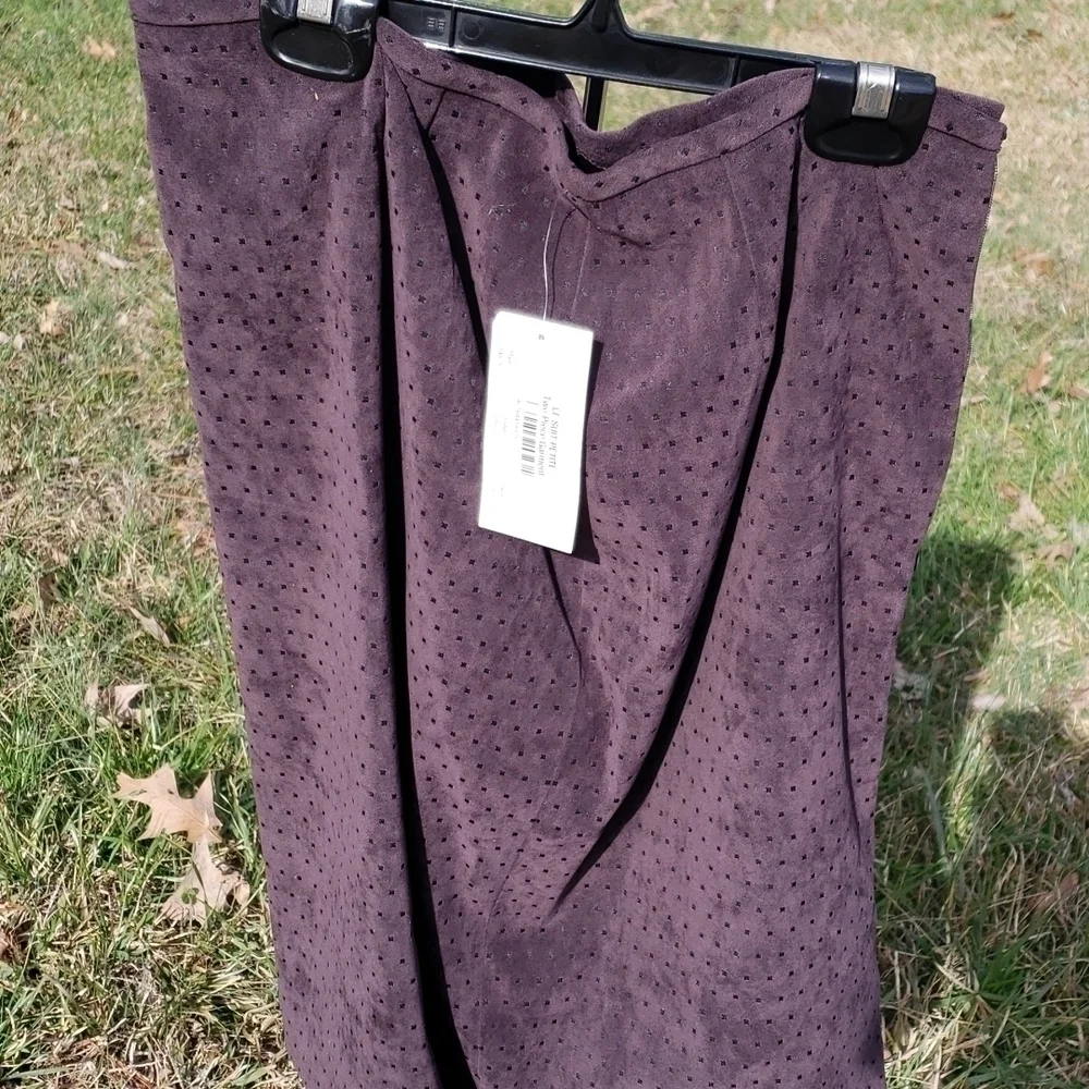 Vintage Le Suit petite women's size  10P 2 piece brown suit - Picture 5 of 8